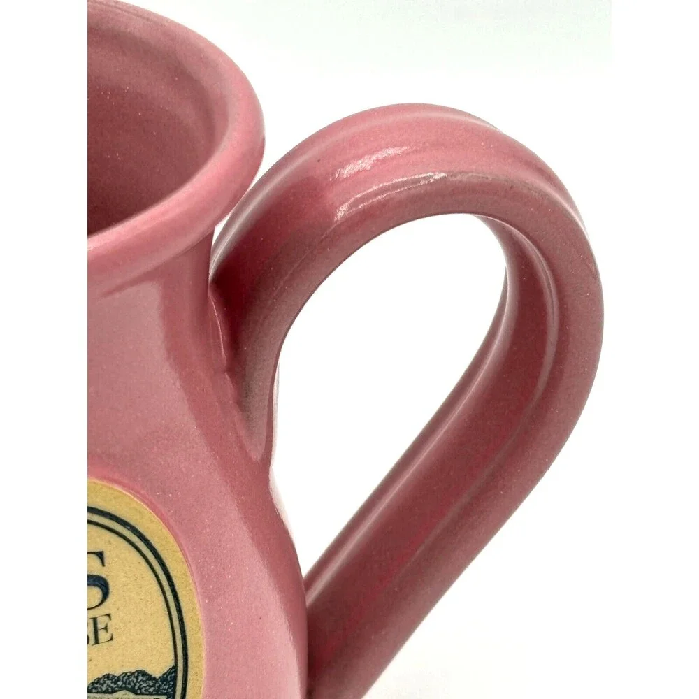 2016 DENEEN POTTERY Stoneware Mug Cup Reba's Ranch House‎ Branded Hand-Thrown